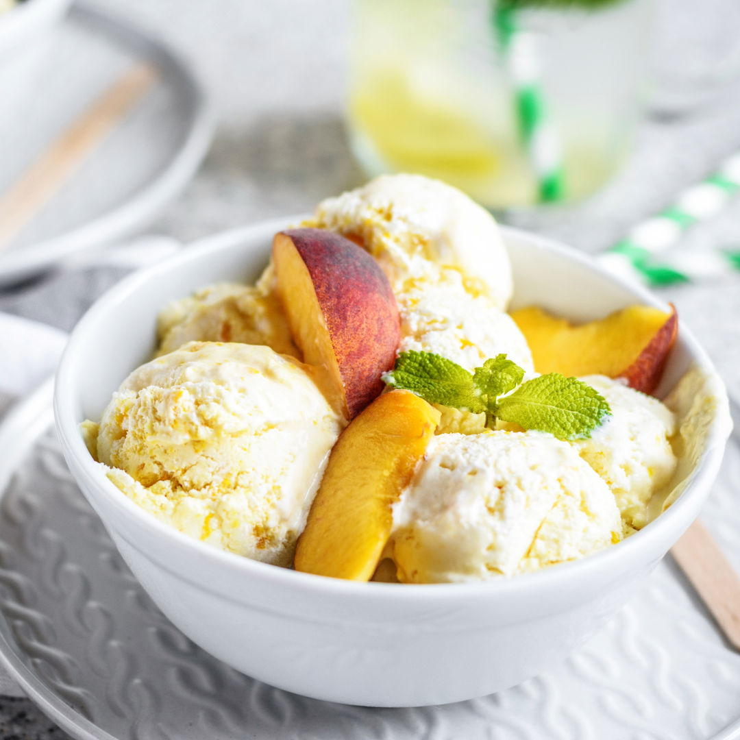 Idaho Honey Peach Ice Cream | Idaho Preferred