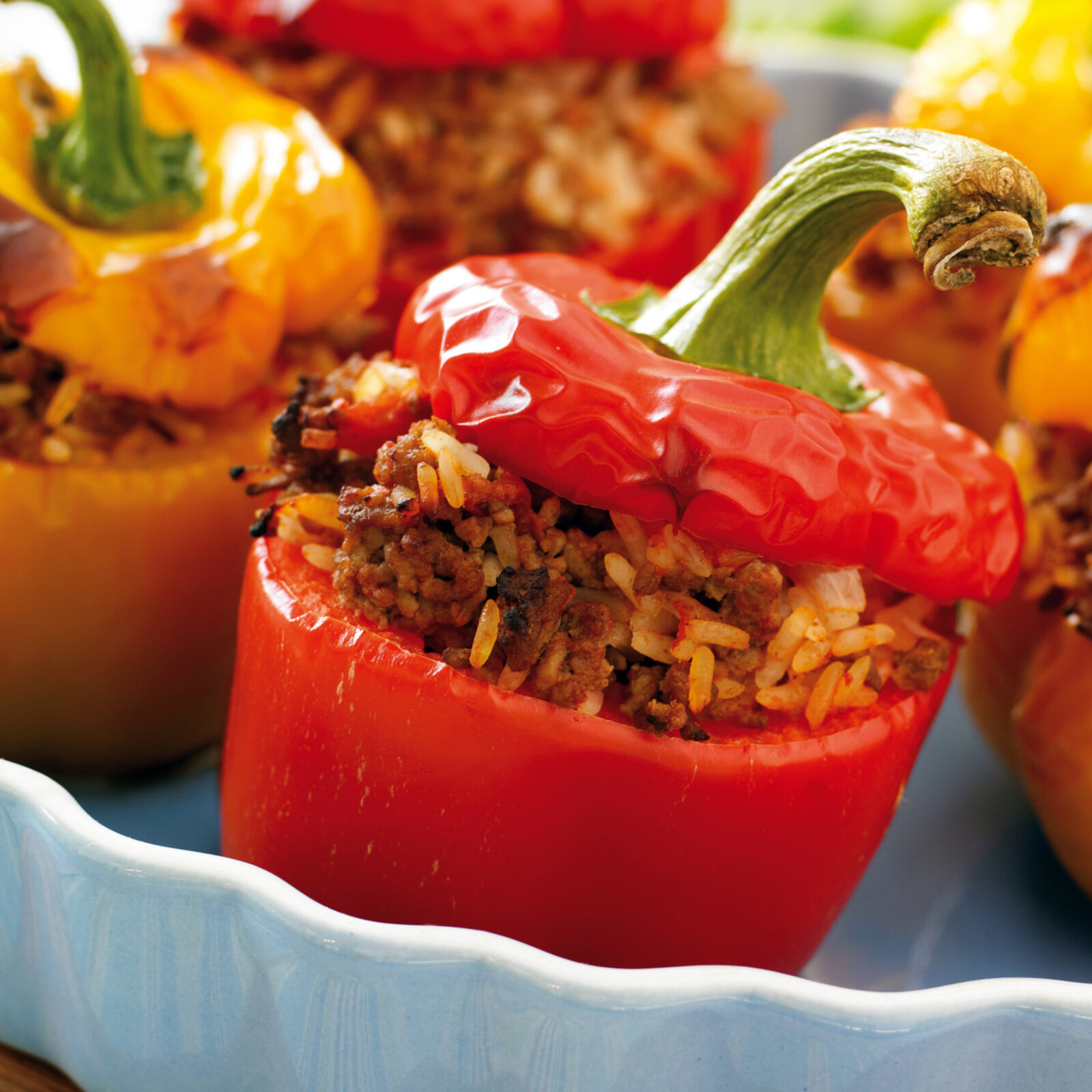 Stuffed Peppers with Wild Rice and Mushrooms | Idaho Preferred
